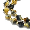 Natural Tiger Eye Beads Strands G-I376-B04-01-3