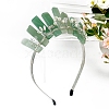 Natural Green Aventurine Hair Bands PW-WGCBD00-01-1