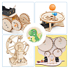 Unfinished Wood Slices WOOD-WH0024-139A-6