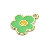 Alloy Enamel Pendants ENAM-F152-03G-02-2