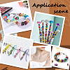 120Pcs Resin European Beads FIND-SP0002-05B-6