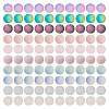 200Pcs 10 Colors Crackle Glass Beads Strands GLAA-TA0003-31D-1