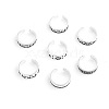 7Pcs 7 Styles Star Moon Sun Pattern Alloy Cuff Toe Rings Sets FS-WGEBD78-01-5