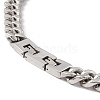 304 Stainless Steel Curb Chains Necklace for Women NJEW-E155-02P-01-4