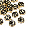 Golden Plated Alloy Charms LS-ENAM-S118-02H-4