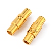 Brass Locking Tube Magnetic Clasps MC079-G-2