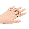 Crystal Rhinestone Finger Ring RJEW-MSMC002-17G-2