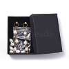 Natural Cultured Freshwater Pearl Dangle Earrings Sets EJEW-JE03827-7