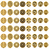 160Pcs 8 Styles Tibetan Style Alloy Beads FIND-PA0001-65A-1