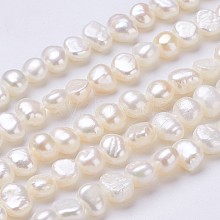 Natural Cultured Freshwater Pearl Beads Strands PEAR-P002-42