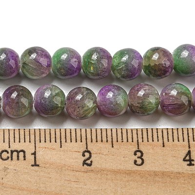 Dyed Natural White Jade Beads Strands G-F764-01F-1