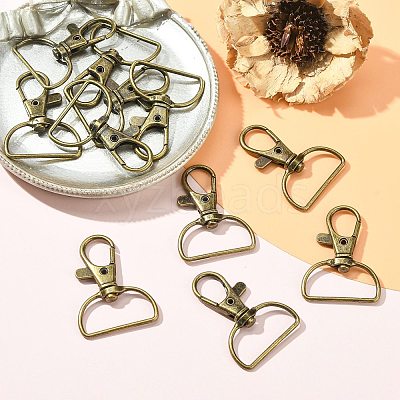 Alloy Swivel Clasps FIND-CJC0012-093AB-1
