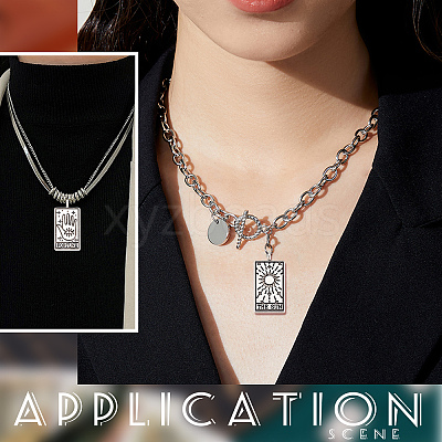 30Pcs 5 Style Tibetan Style Alloy Pendants FIND-SC0003-74-1