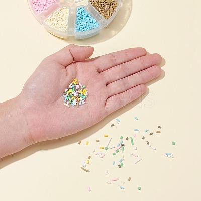 8000Pcs 8 Colors Handmade Polymer Clay Sprinkles CLAY-YW0001-13B-1