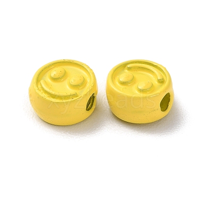 Spray Painted Alloy Beads PALLOY-M215-16L-1