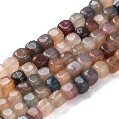 Natural Dragon Veins Agate Beads Strands G-G177-E13-01-1