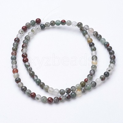 Natural Jasper Bead Strands G-P226-02-4mm-1