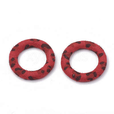 Cloth Fabric Covered Linking Rings WOVE-N009-06A-1