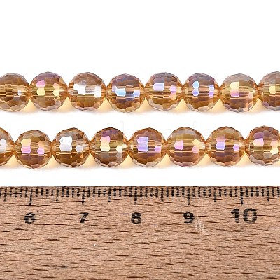 Transparent Glass Beads Strands GLAA-Q107-02A-07-1