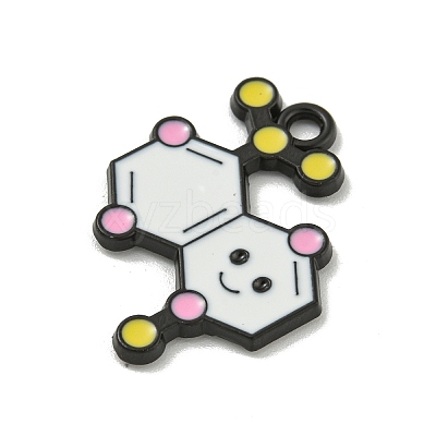 Chemistry Science Theme Alloy Enamel Pendants ENAM-I060-14E-1