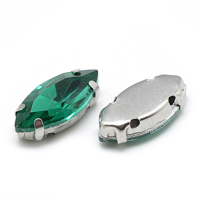Sew on Rhinestone RGLA-T034-7x15mm-16-1