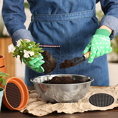 180Pcs 3 Styles Plastic Planter Flower Pot Hole Mesh Pad FIND-GO0002-79-1