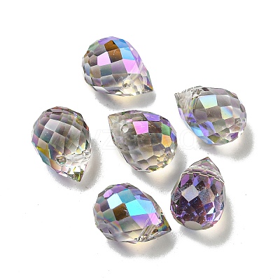 Electroplate Glass Beads EGLA-A041-02-HR02-1