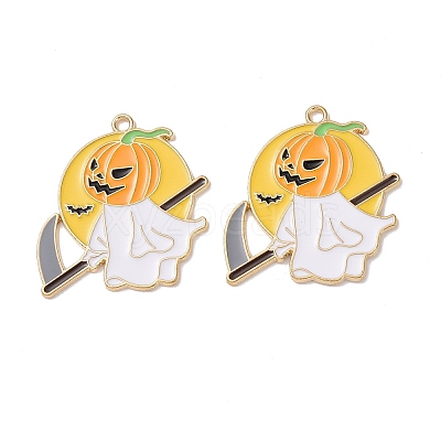 Halloween Theme Alloy Enamel Pendants LS-FIND-E024-04LG-1