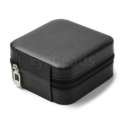 Sqaure PU Leather Jewelry Box PAAG-PW0012-07E-1