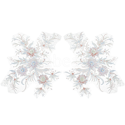 Polyester Acrylic Rhinestones Applique embroidery ABS Sequins FIND-WH20019-165A-05-1