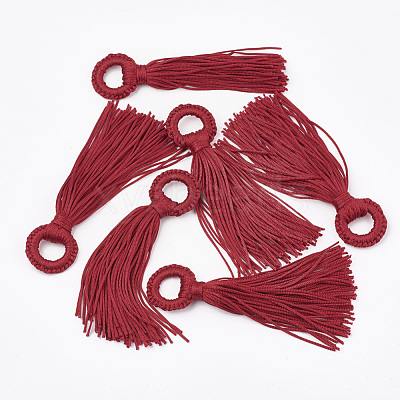 Polyester Tassel Big Pendant Decorations X-FIND-S274-04-1