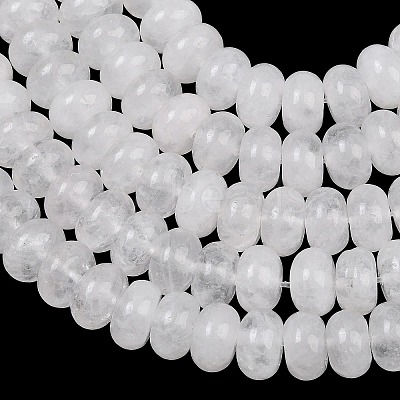 Dyed Natural White Jade Beads Strands G-G107-A35-01-1