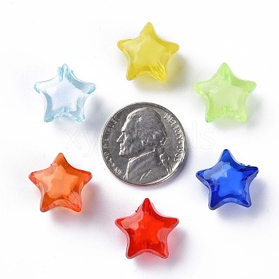 Transparent Acrylic Beads TACR-S152-02A-A-1