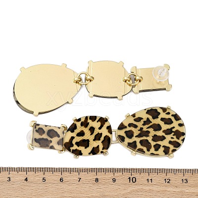 Alloy acrylic Dangle Stud Earrings LS-EJEW-M075-01G-02-1