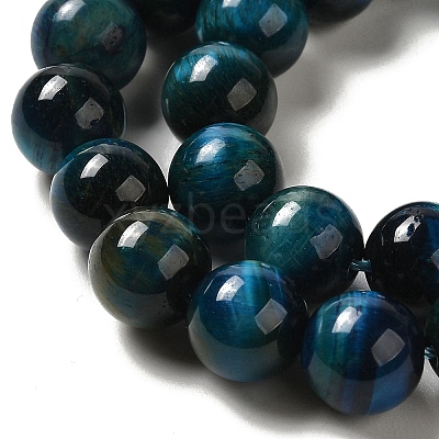 Dyed Natural Tiger Eye Beads Strands G-G102-A02-04-1
