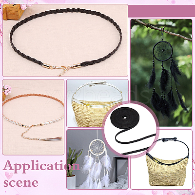 Flat Imitation Leather Cords LC-WH0008-06A-1