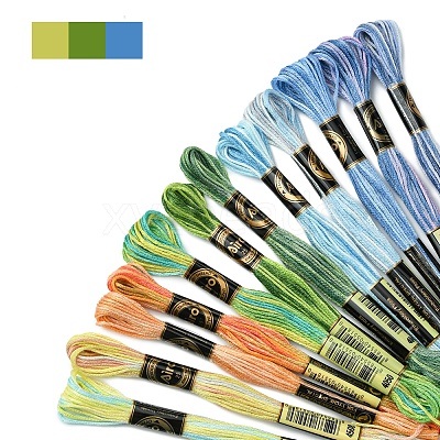 6-Ply Polyester Embroidery Floss OCOR-FZ0001-01F-1