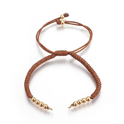 Nylon Cord Braided Bead Bracelets Making BJEW-F360-F09-1