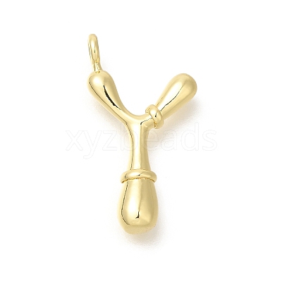 Rack Plating Brass Pendants KK-I722-08G-Y-1