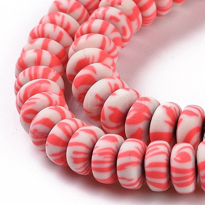 Handmade Polyester Clay Beads Strand CLAY-P001-02A-1