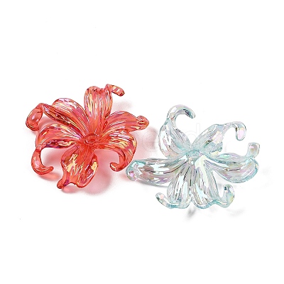 Transparent Acrylic Beads X-MACR-K358-06A-1