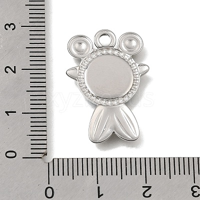304 Stainless Steel Pendants STAS-N108-87P-1
