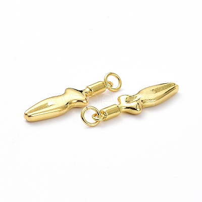 Brass Pendants KK-L206-014G-1