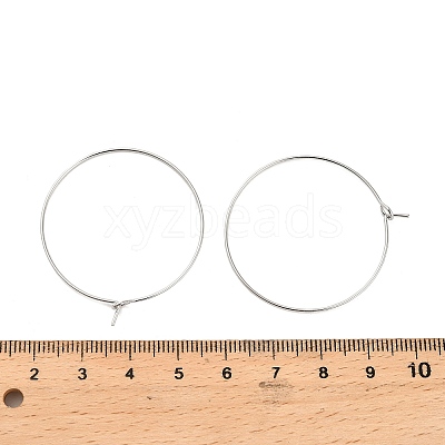 Brass Hoop Earring Findings LS-KK-R112-038E-1