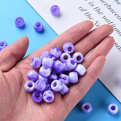 Acrylic European Beads MACR-S375-002A-04-1