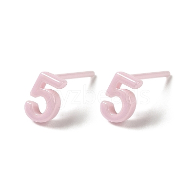 Hypoallergenic Bioceramics Zirconia Ceramic Stud Earrings EJEW-C065-03F-1