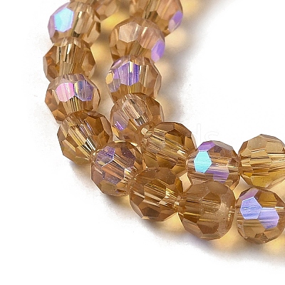 Electroplate Transparent Glass Beads Strands EGLA-A035-T4mm-L17-1