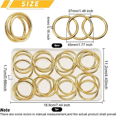 Iron Napkin Rings AJEW-FG0001-65-1
