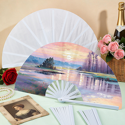 Cloth Hand Held Fan DIY-WH0579-95A-1