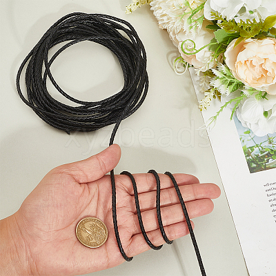 5M Round Braided Cowhide Letter Cord WL-GF0001-34A-03-1
